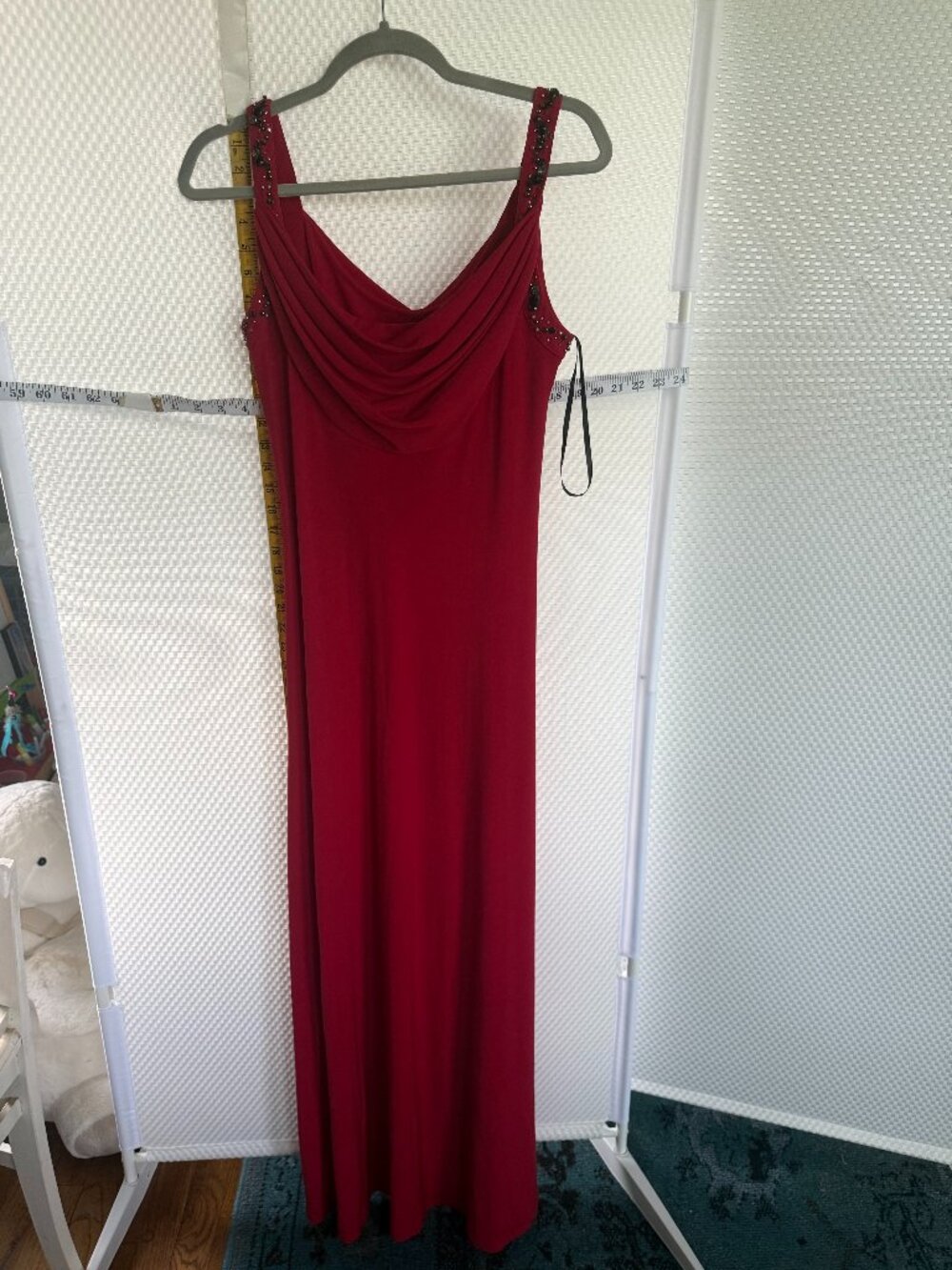 FULL LENGTH MAXI BEADS CALVIN KLEIN DRESS